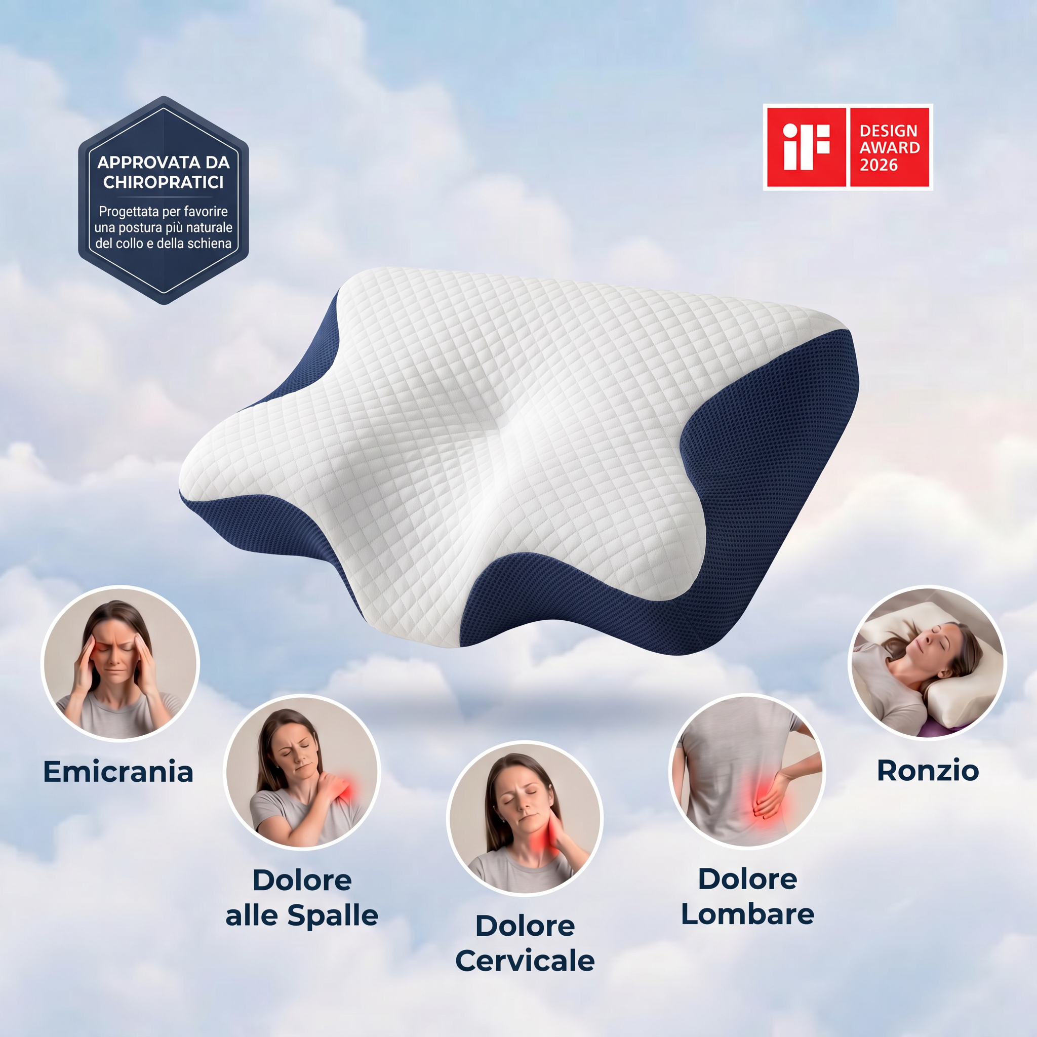 Arya Sleep Ergonomic Pro Pillow