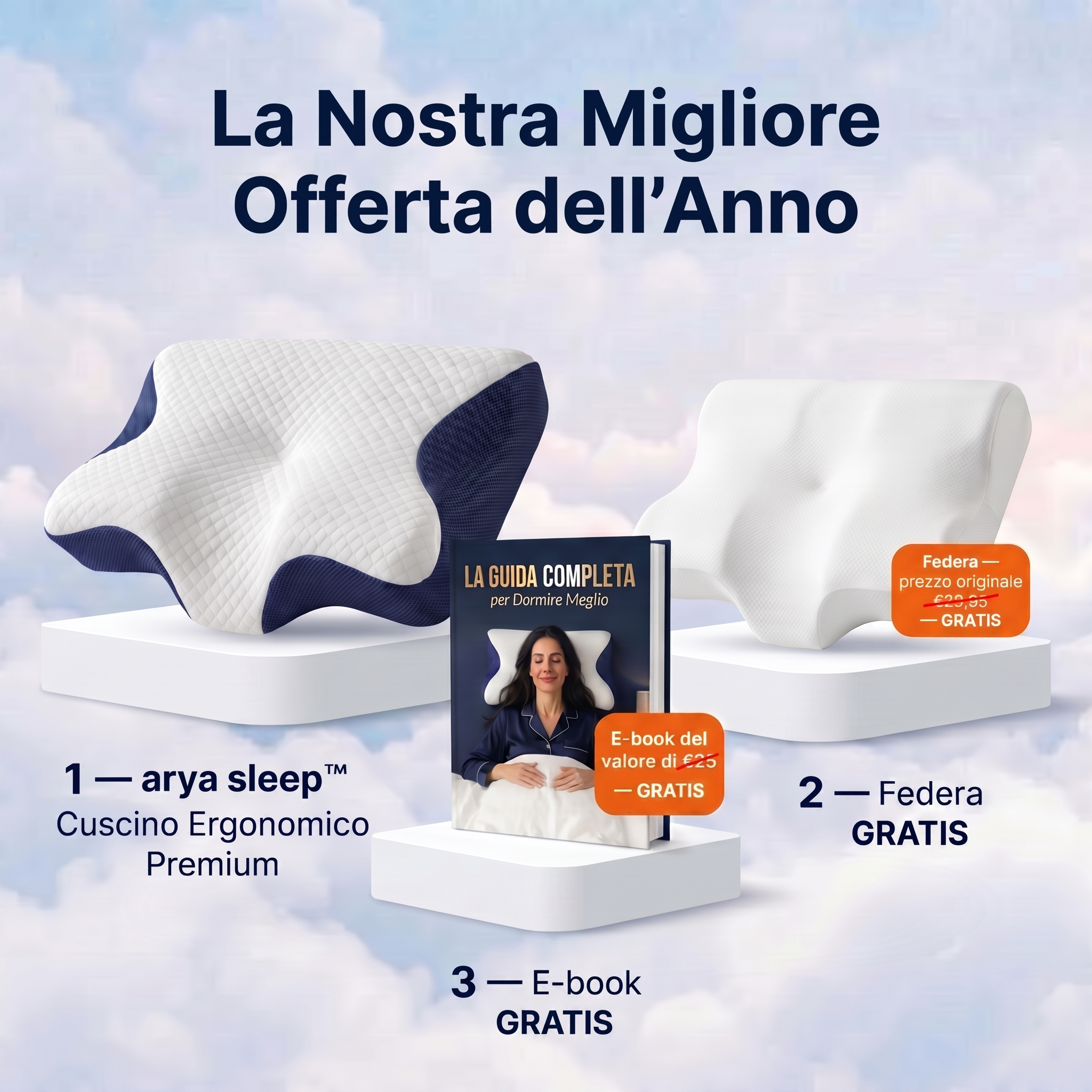 Arya Sleep Ergonomic Pro Pillow